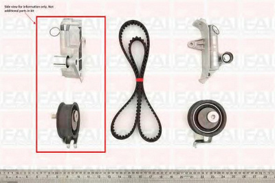 FAI AUTOPARTS tbk216 -  Комплект ремня ГРМ